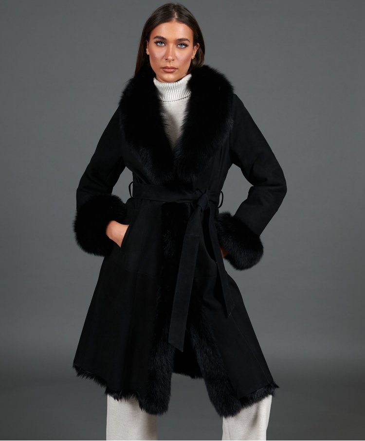 Cappotto con pelliccia da Donna D Arienzo