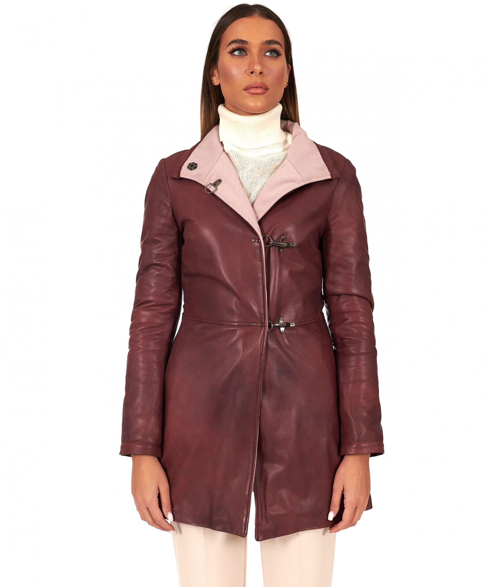 Cappotto bordeaux donna best sale