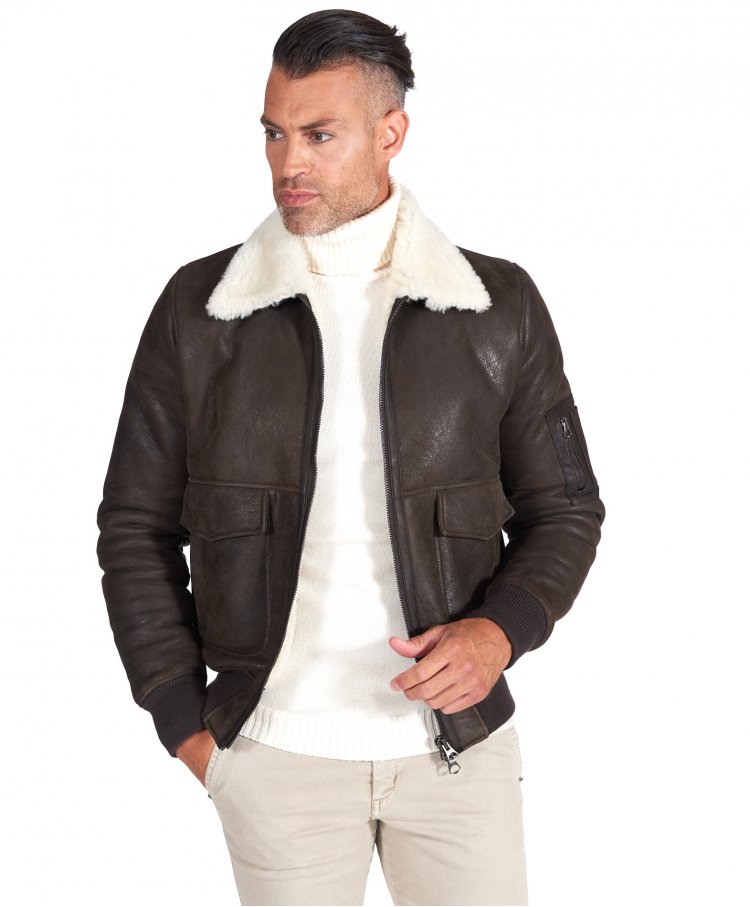 Montone Shearling testa di...