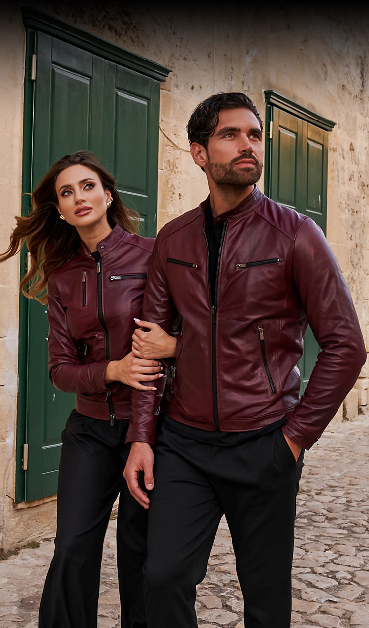 Giacche e Giubbotti in pelle Uomo Donna Made In Italy D Arienzo